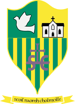 Scoil Naomh Cholmcille logo